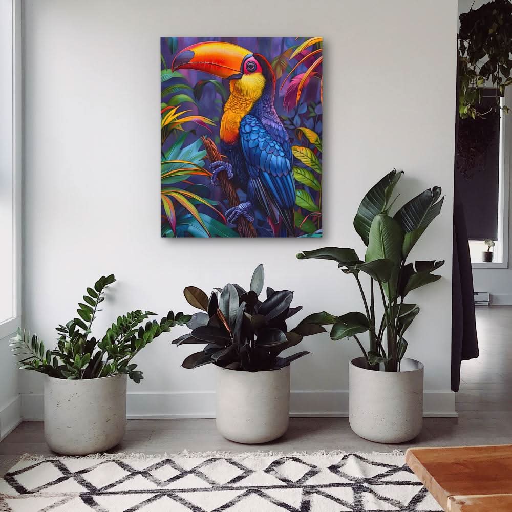 Tropical Toucan - Animals Art for Bedroom