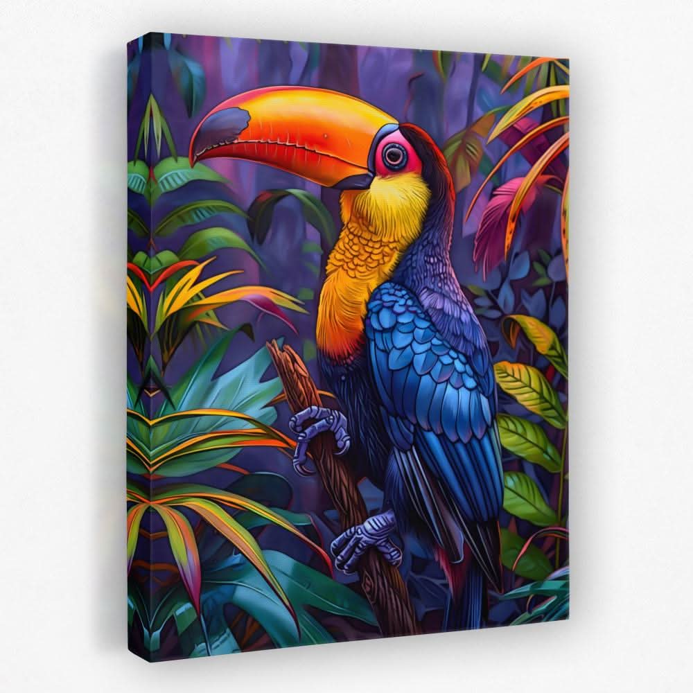 Tropical Toucan - Animals Canvas Wall Art