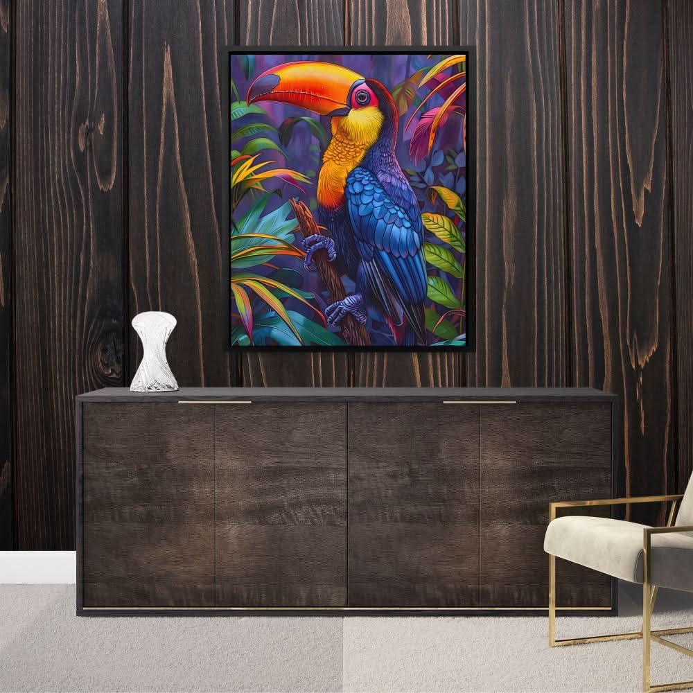 Tropical Toucan - Large Contemporary Canvas Print