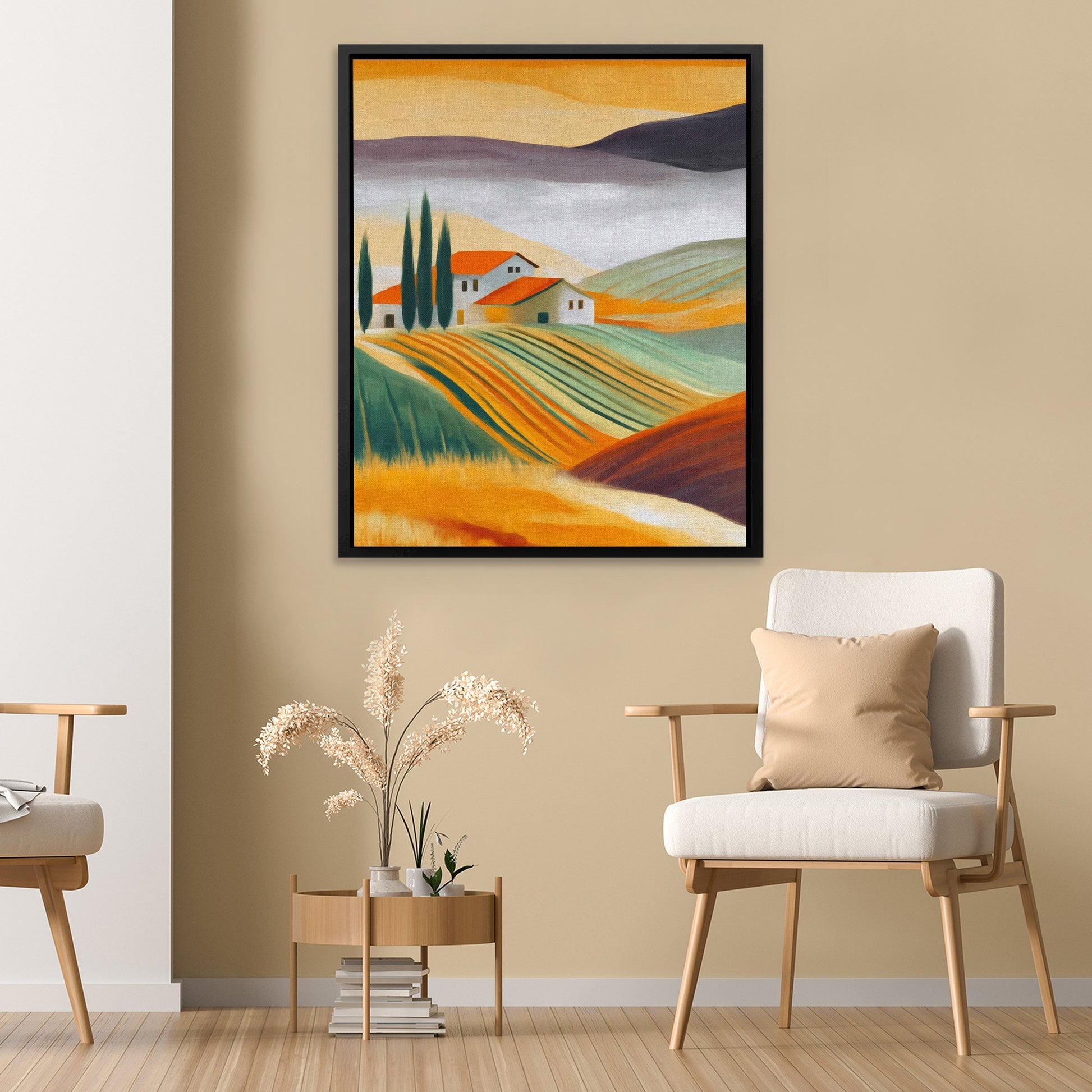 Tuscan Golden Valley - Luxury Wall Art
