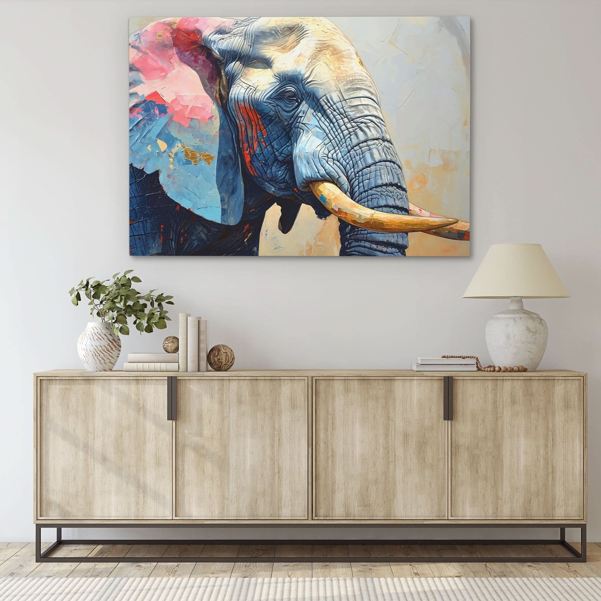 Tusked Elegance - Luxury Wall Art