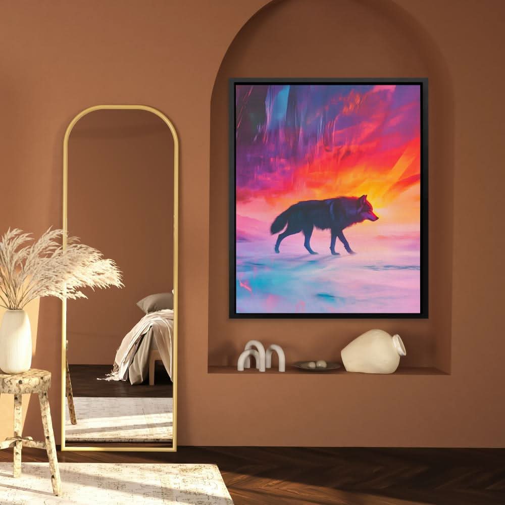 Twilight Giant - Blue Canvas Wall Art