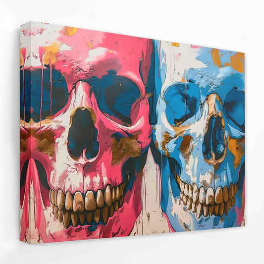 Twin Skulls - Luxury Wall Art