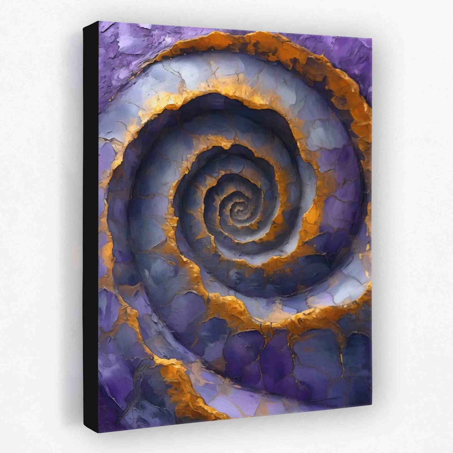 Twisted Time - Spiral Canvas Wall Art
