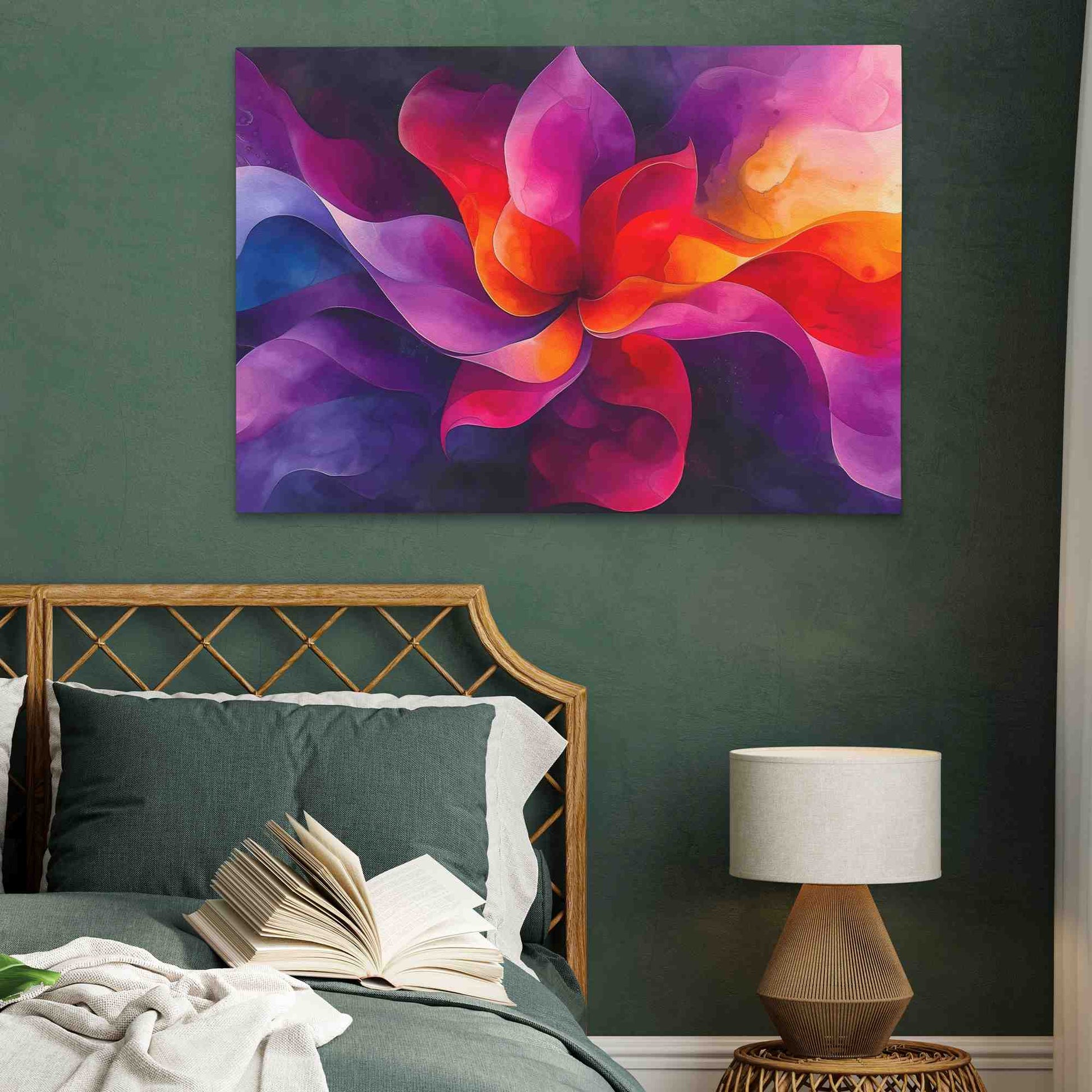 Twisting Flower - Luxury Wall Art