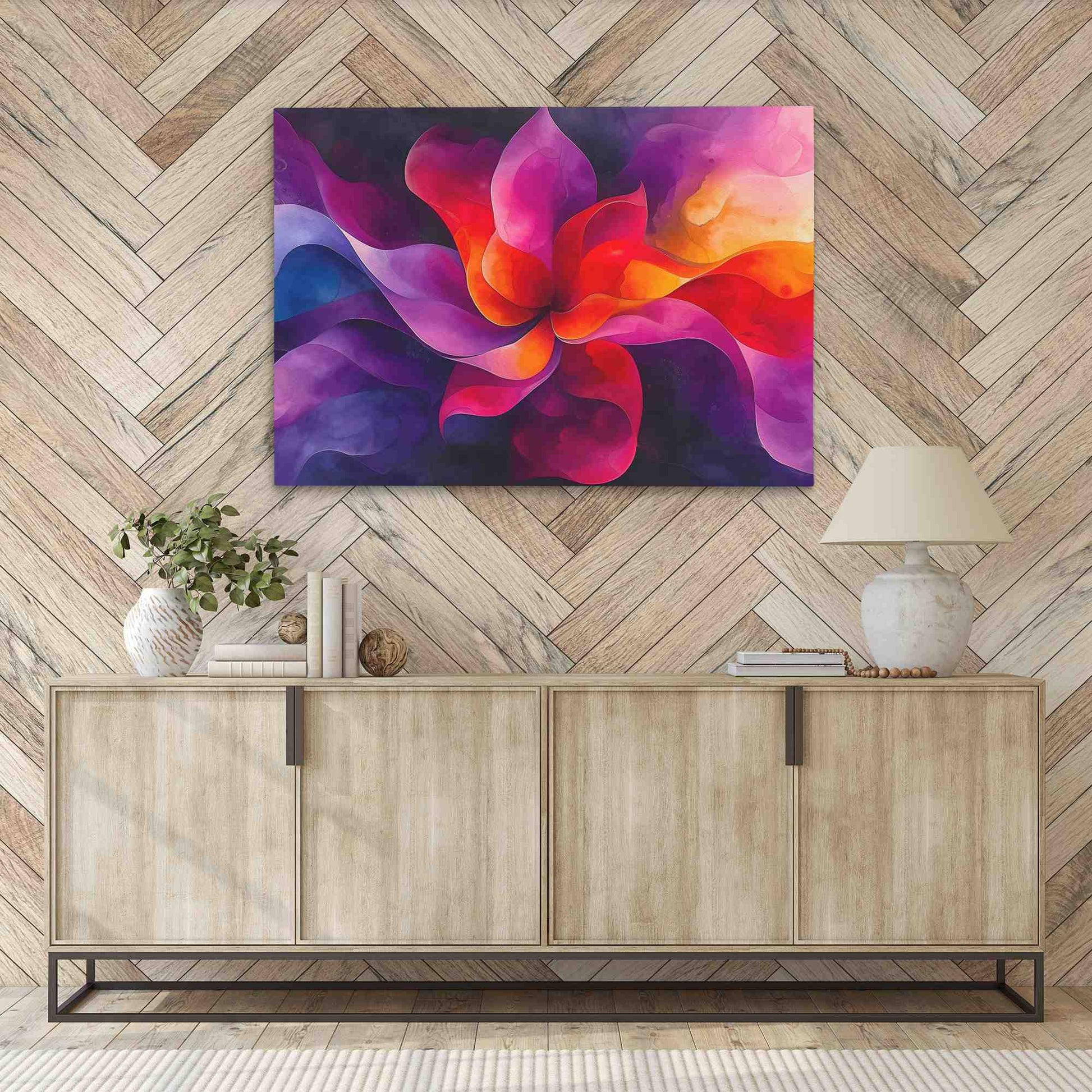 Twisting Flower - Luxury Wall Art
