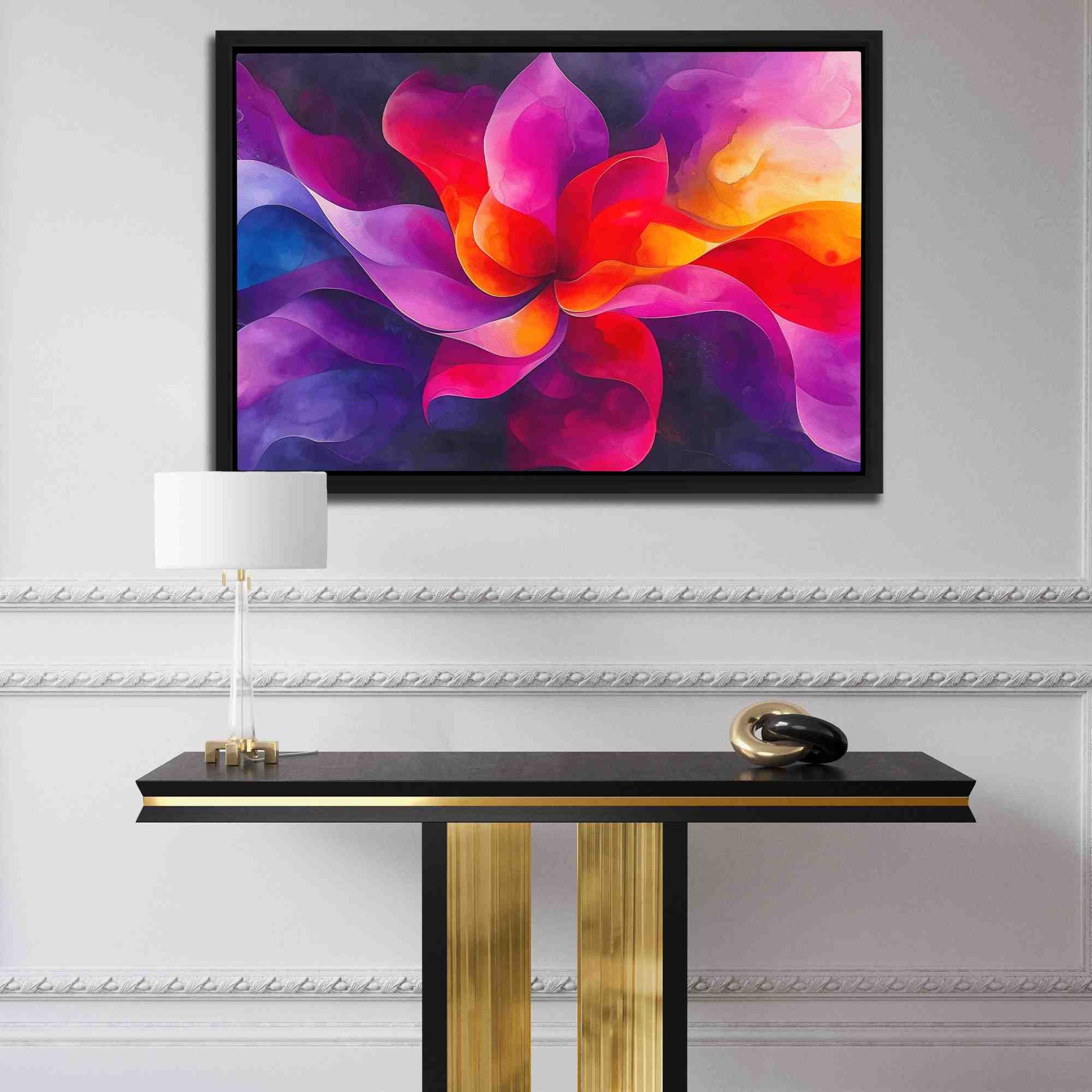 Twisting Flower - Luxury Wall Art