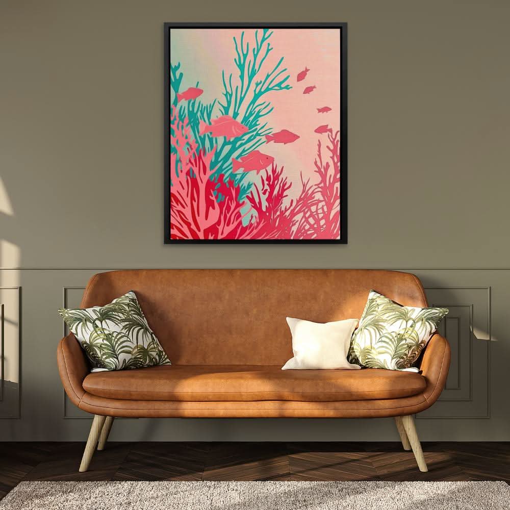 Underwater Paradise - Pastel Canvas Wall Art