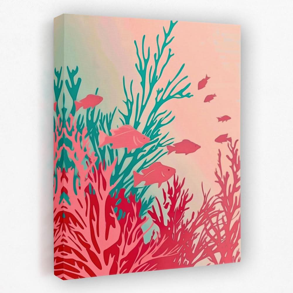 Underwater Paradise - Beach Canvas Wall Art