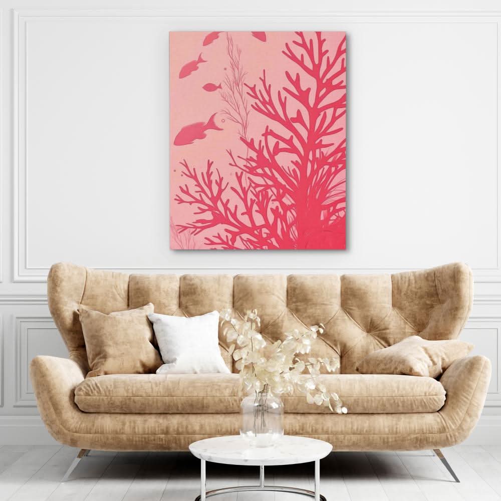 Underwater Serenade - Wall Art in Black Frame