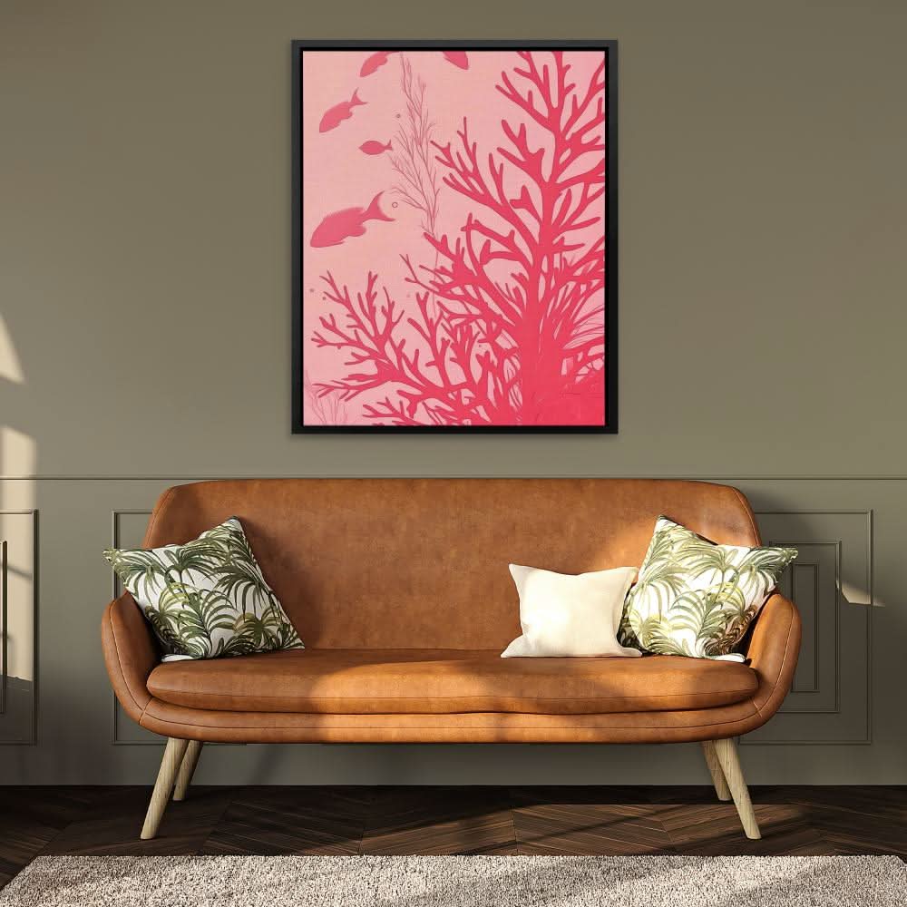 Underwater Serenade - Pastel Coastal Canvas Print