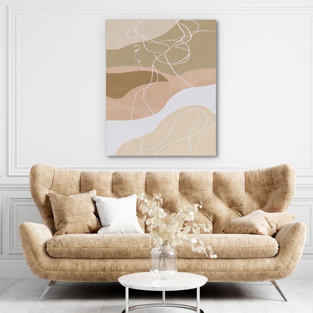 Unity Mosaic - Beige Wall Art