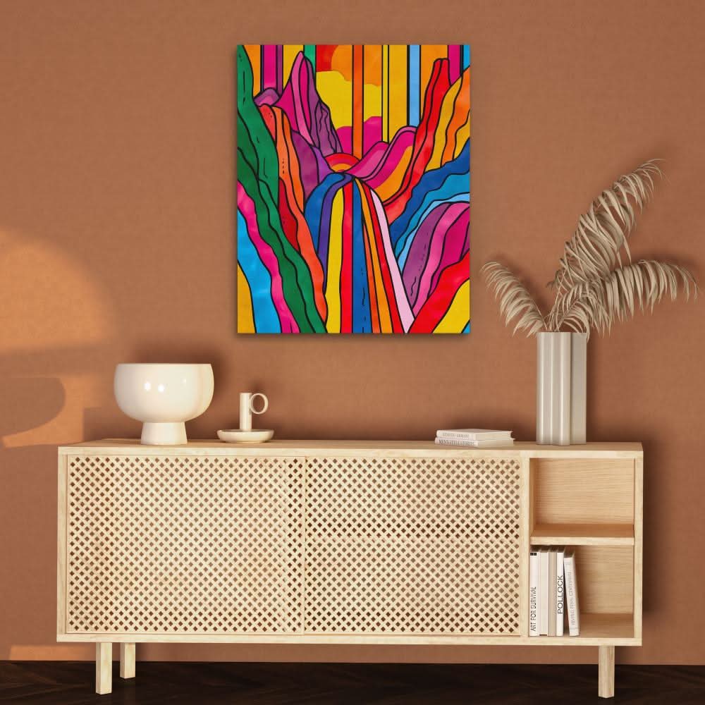 Unknown Hills - Colorful Wall Art