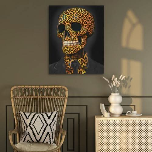 Untamed Mogul - Modern Wall Art in Black Frame