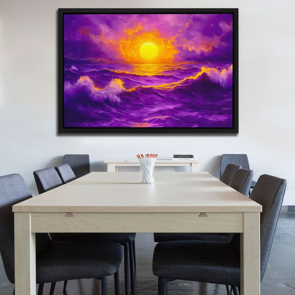 Untamed Ocean Beauty - Large Canvas Print