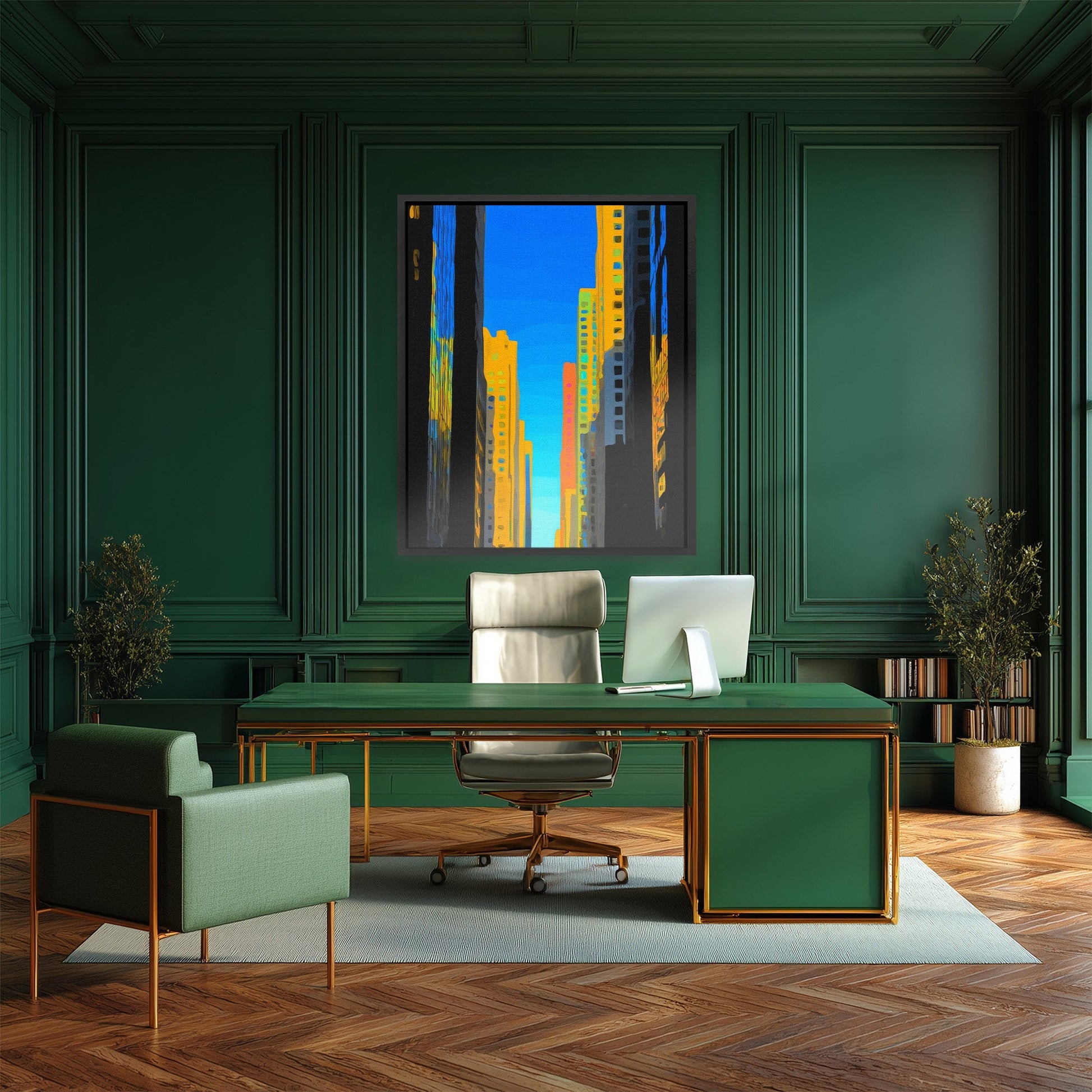 Urban Canyon Rising - Luxury Wall Art