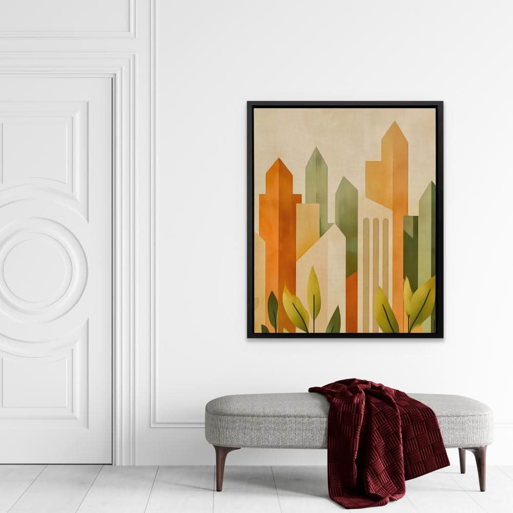 Urban Harmony - Large Minimalist Canvas Print