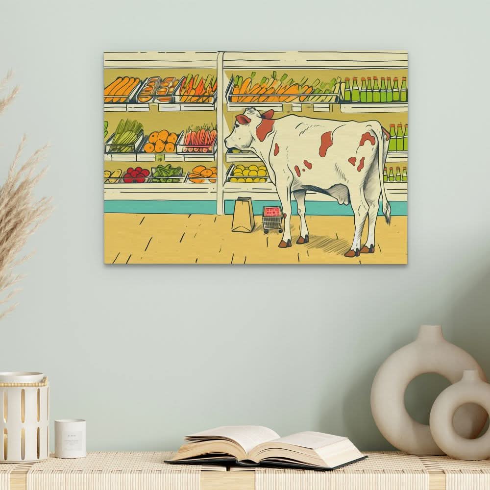Vegetarian Isle - Colorful Wall Art for Kitchen