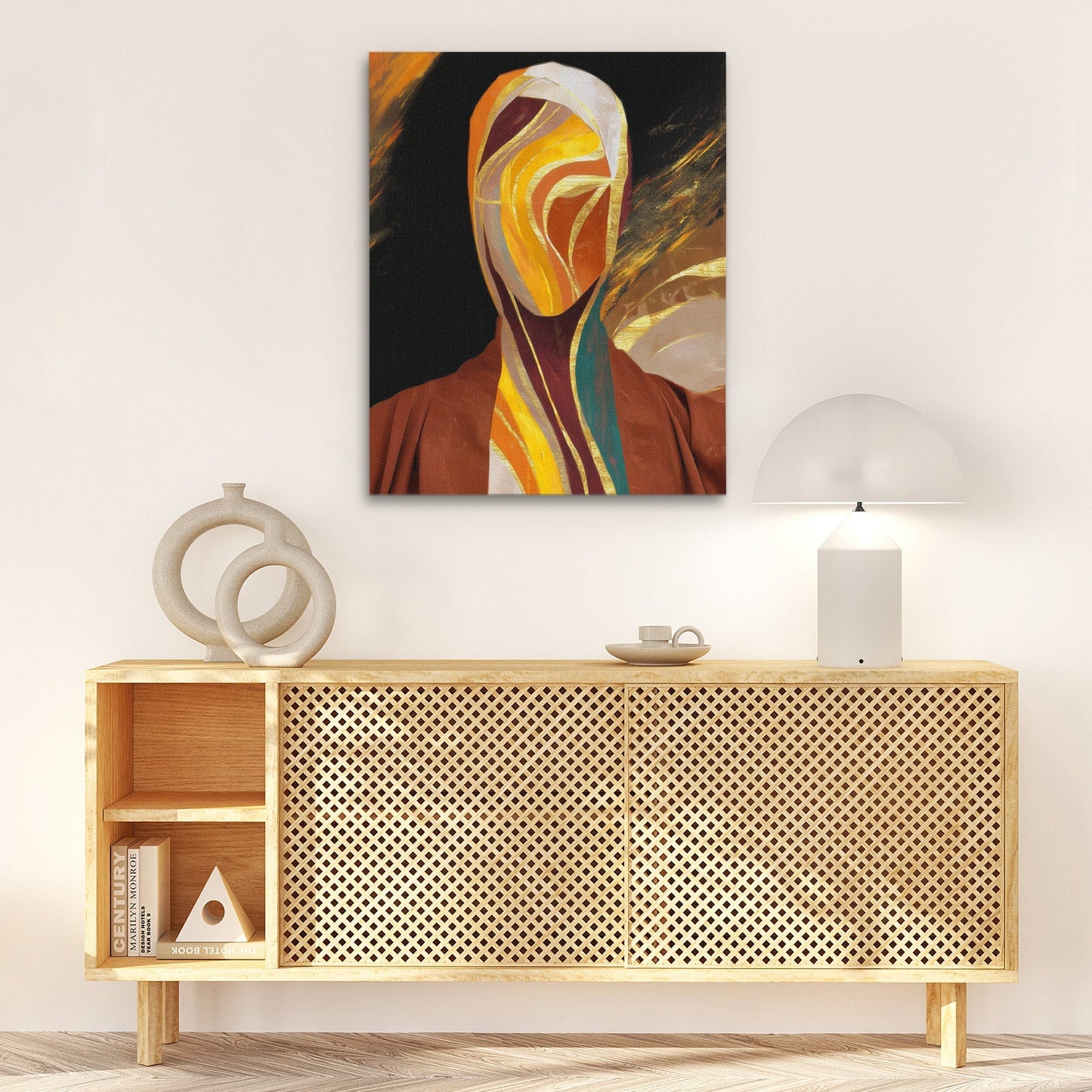 Veiled Ribbons Portrait - Luxury Wall Art
