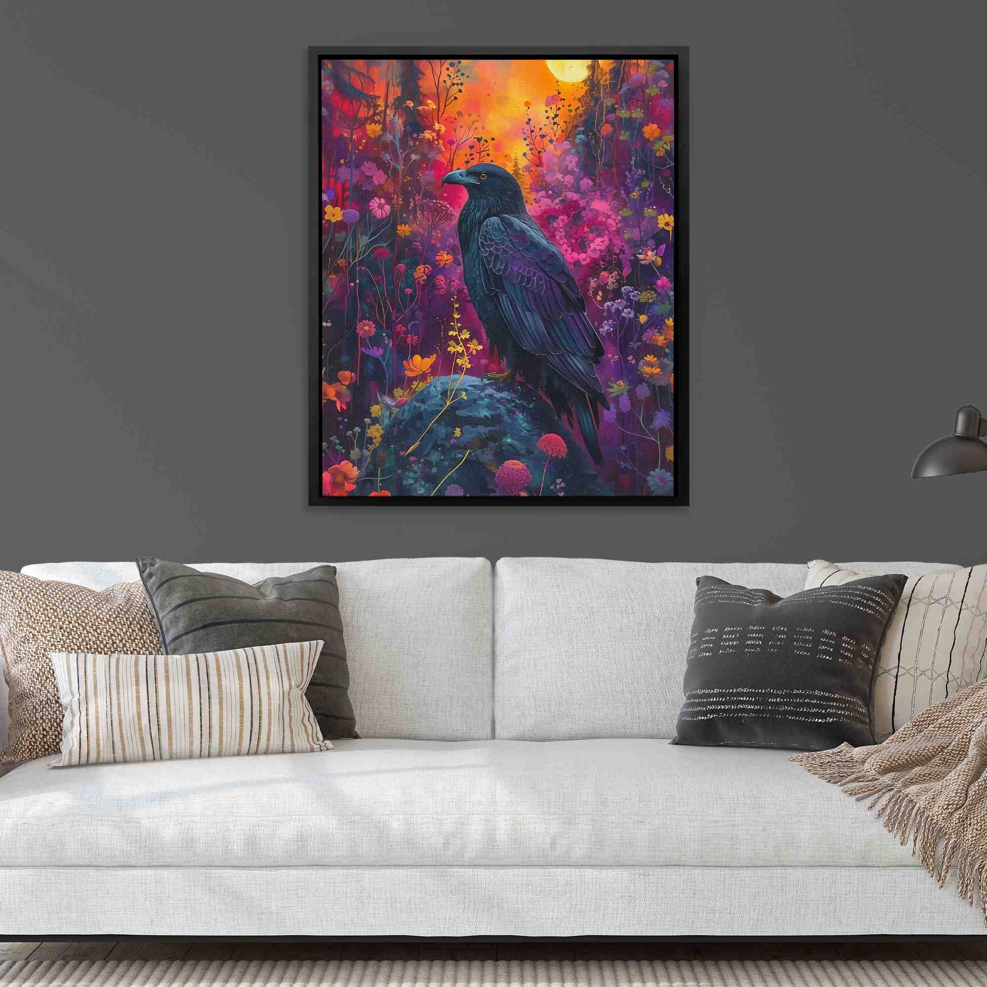 Velvet Raven - Luxury Wall Art