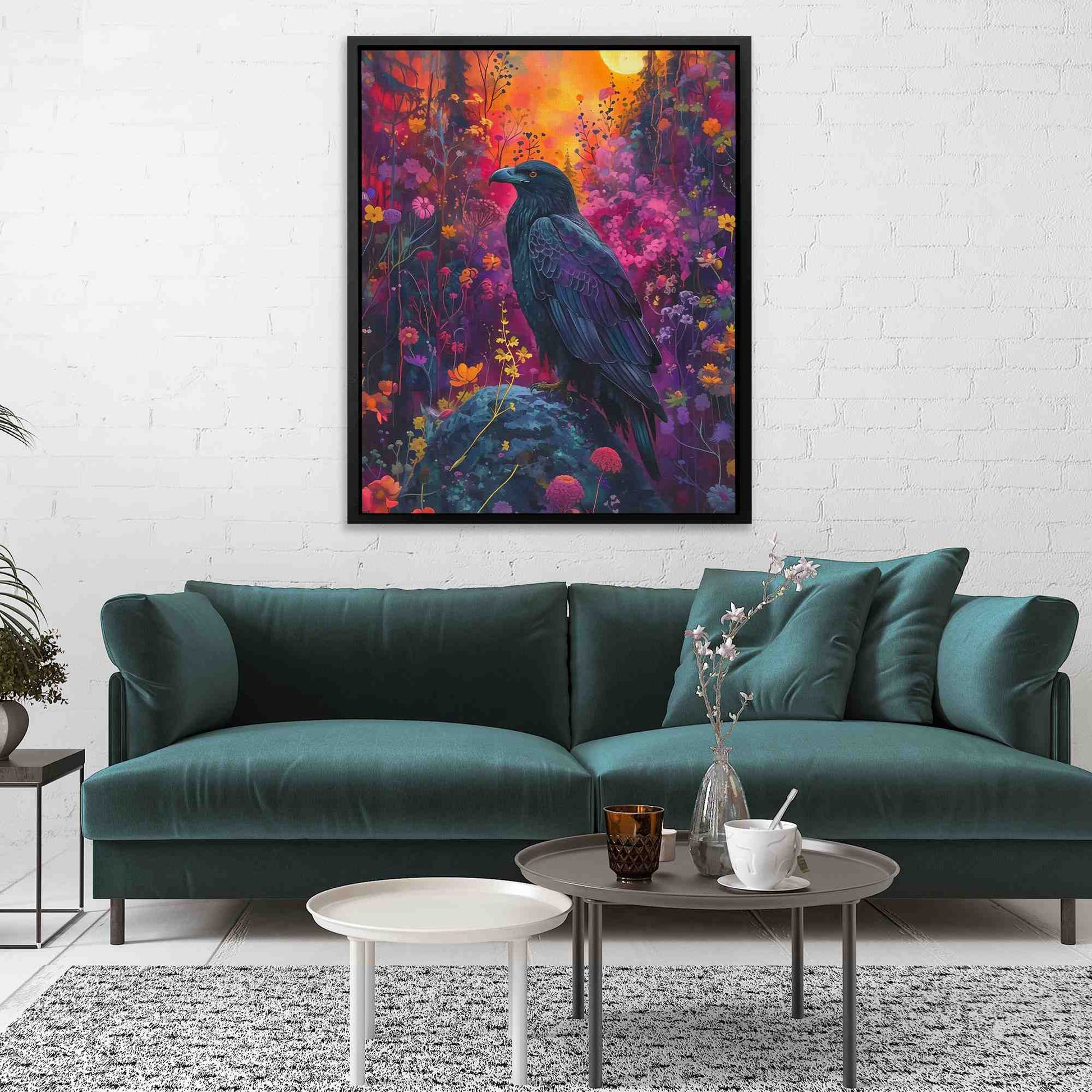 Velvet Raven - Luxury Wall Art
