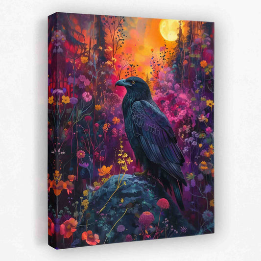 Velvet Raven - Luxury Wall Art