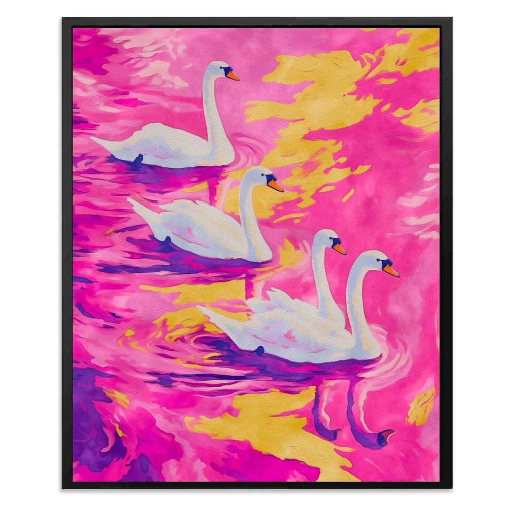Velvet Reflections - Nature Art for Bedroom
