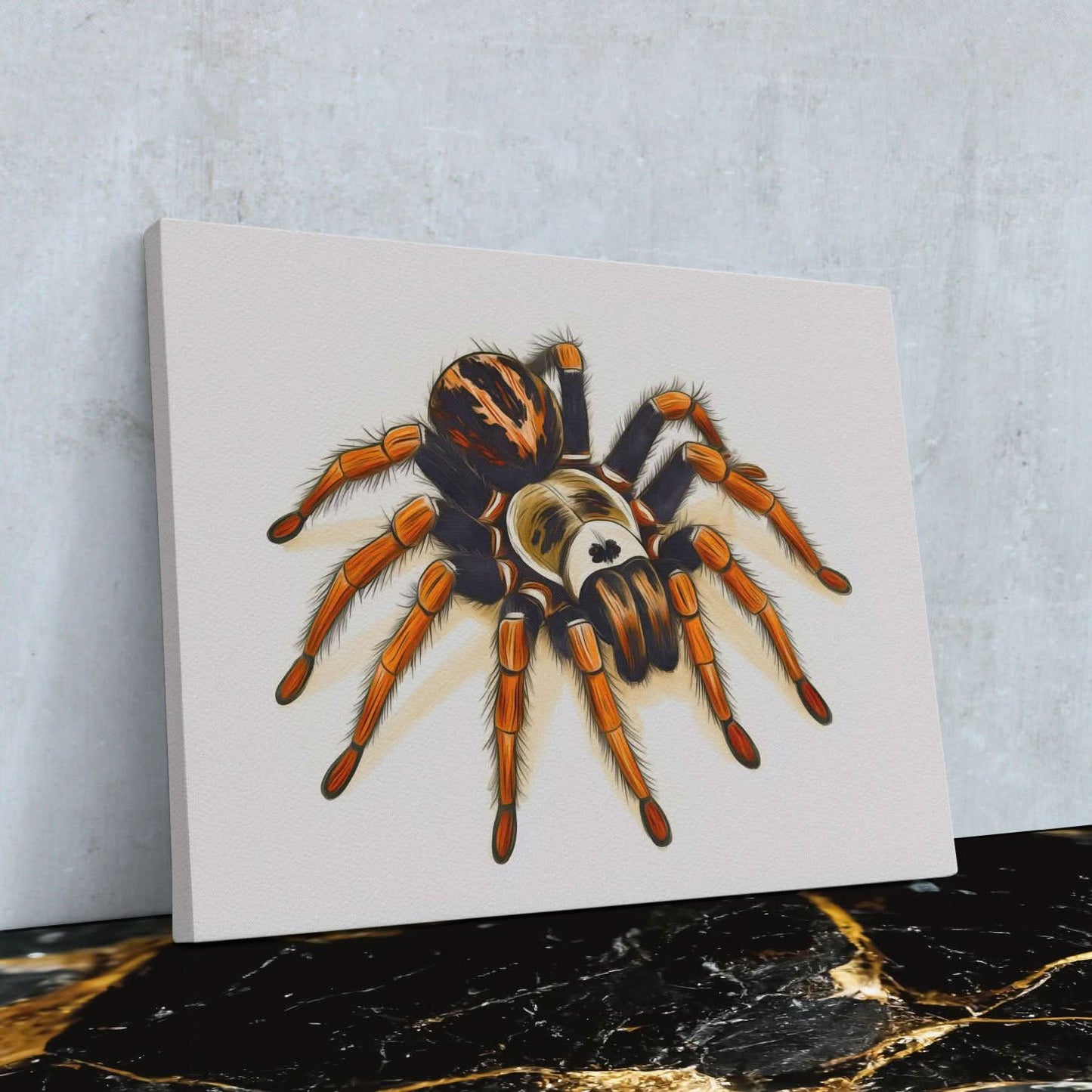 Velvet Stalker - Wall Art in Black Frame