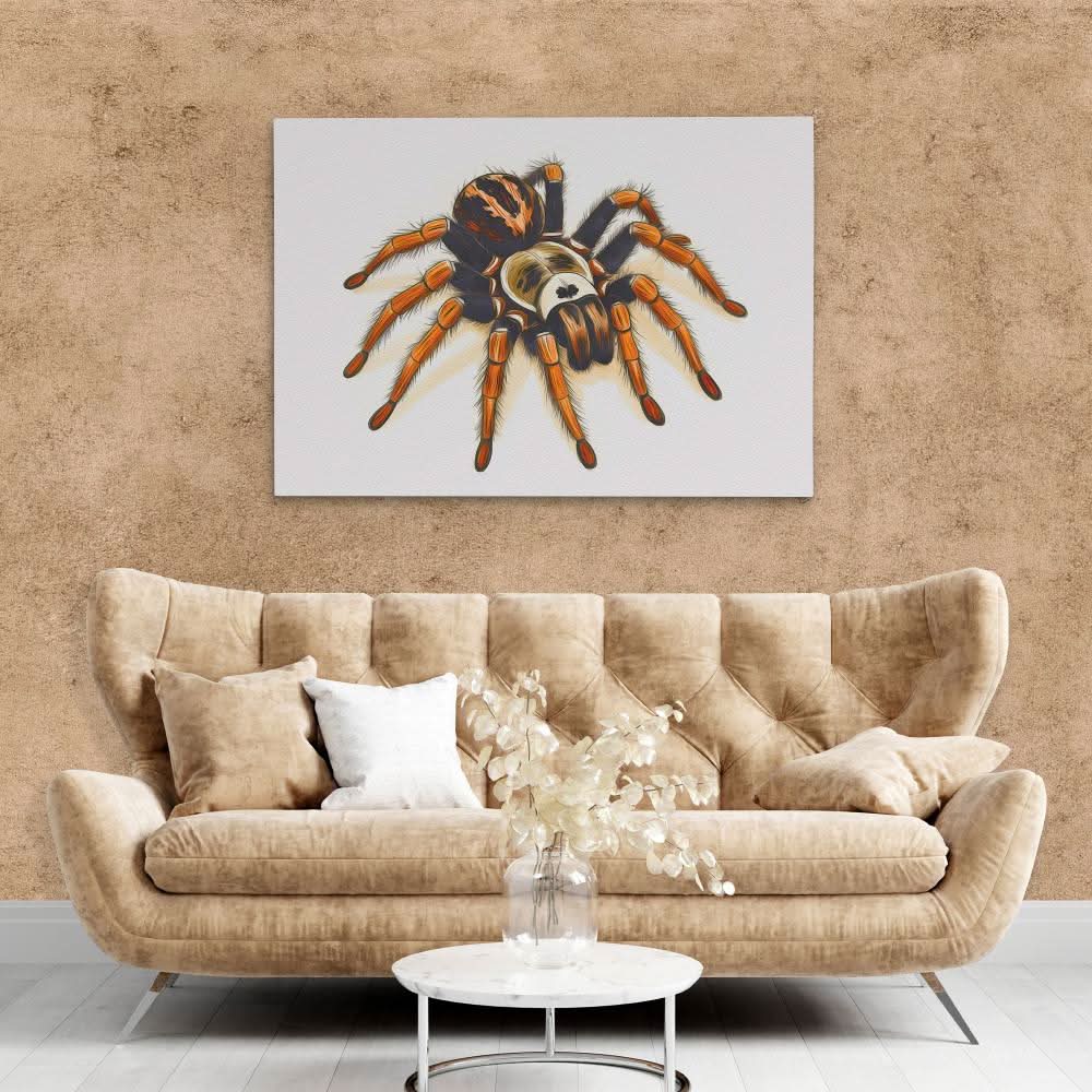 Velvet Stalker - Brown Canvas Wall Art