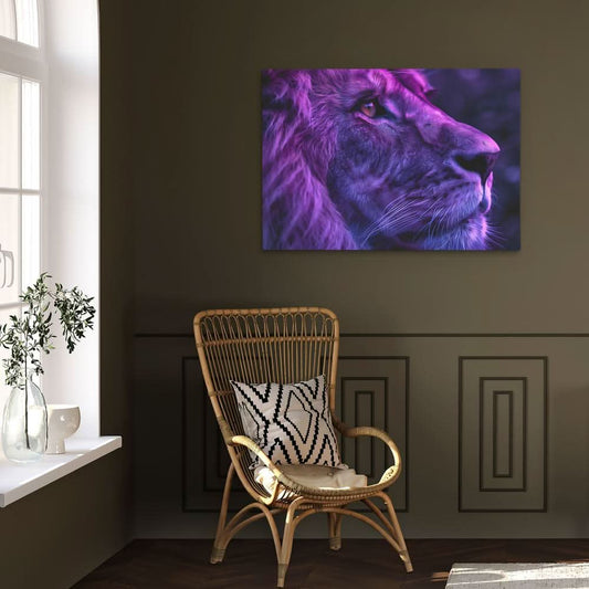 Velvet Veil - Contemporary Wall Art in Black Frame