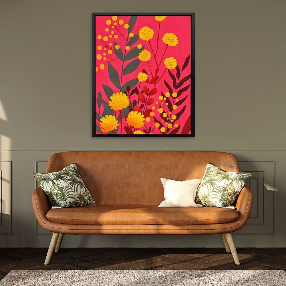 Vibrant Art Pop - Yellow Canvas Wall Art
