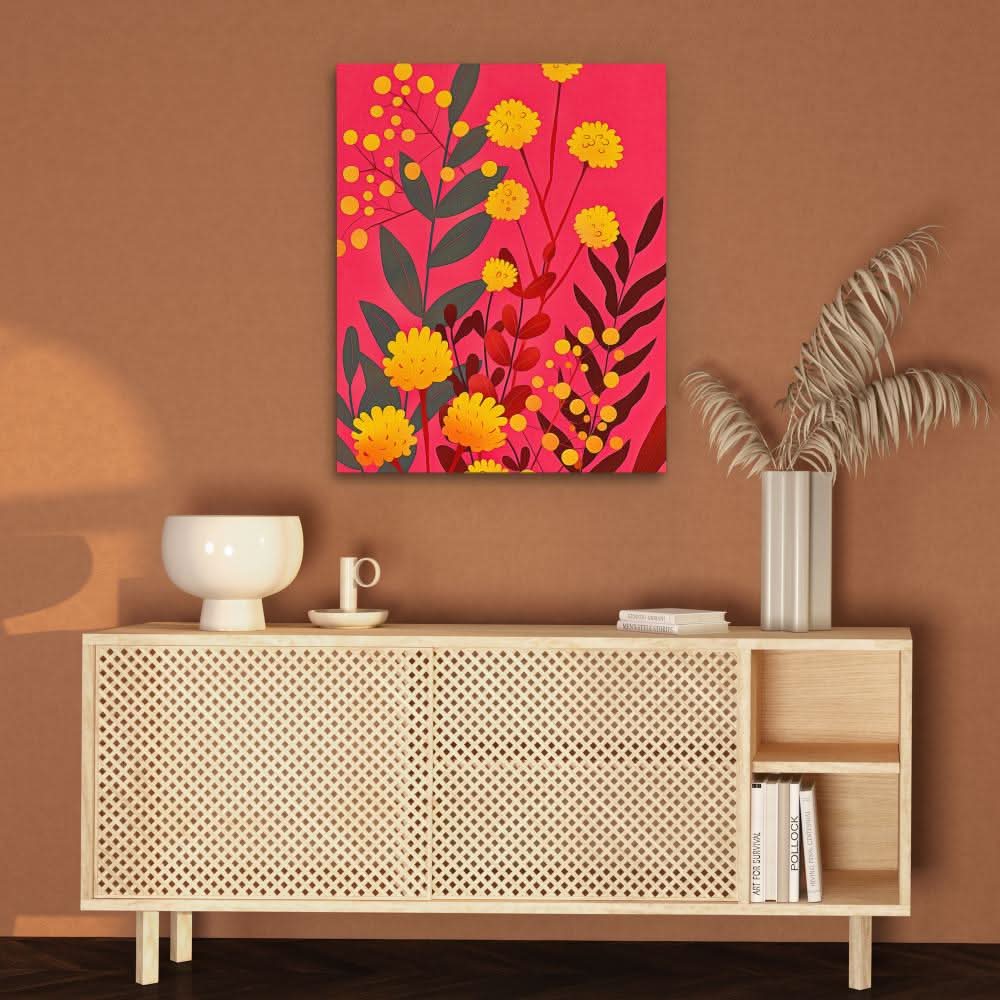 Vibrant Art Pop - Yellow Wall Art