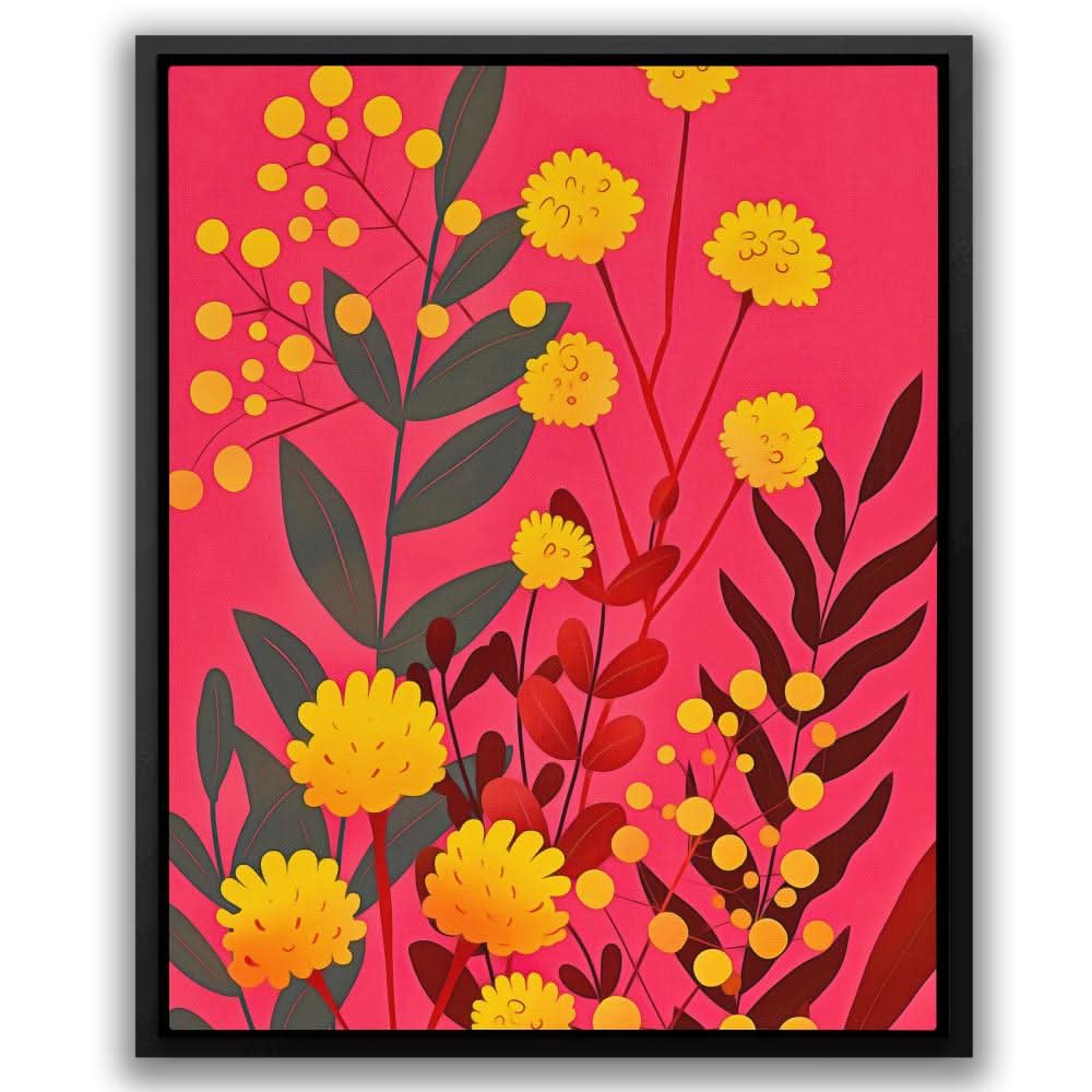Vibrant Art Pop - Floral Art
