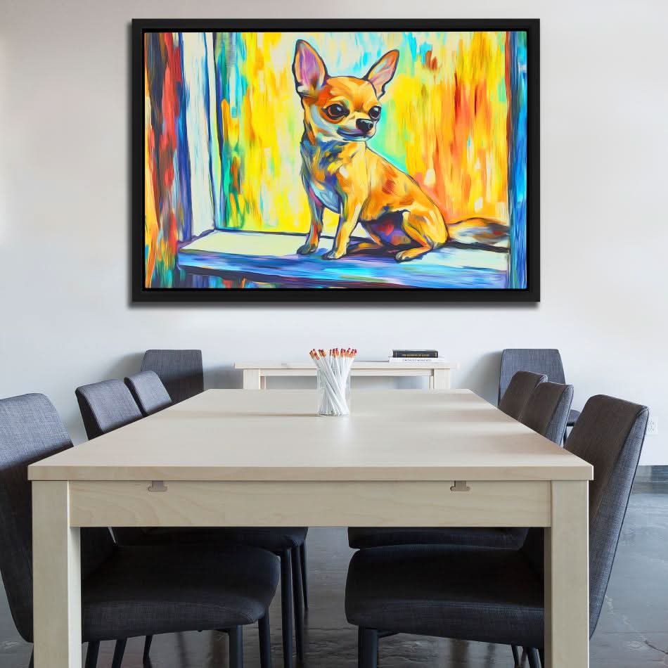 Vibrant Chihuahua - Colorful Wall Art for Living Room