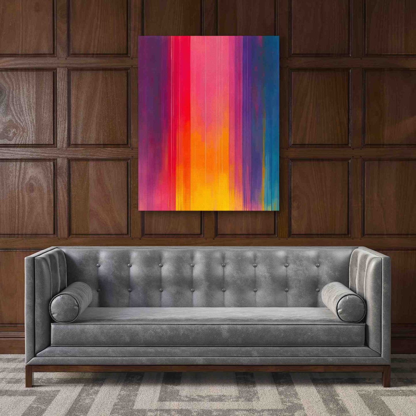 Vibrant Falls - Large Abstract Canvas Print