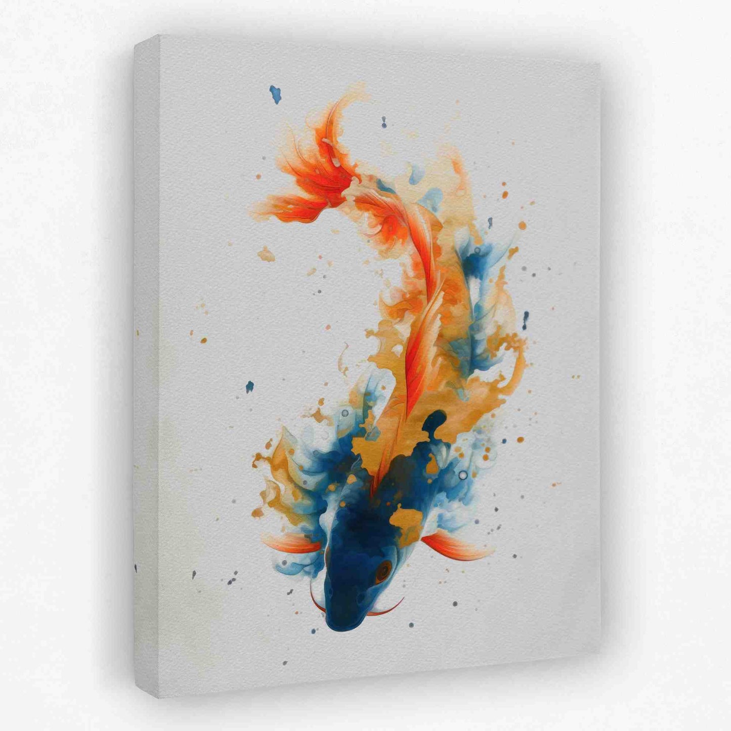 Vibrant Pond Fish - Fish Canvas Wall Art