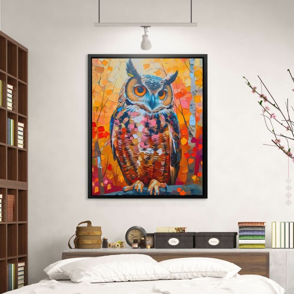 Vibrant Visions - Wall Art in Black Frame
