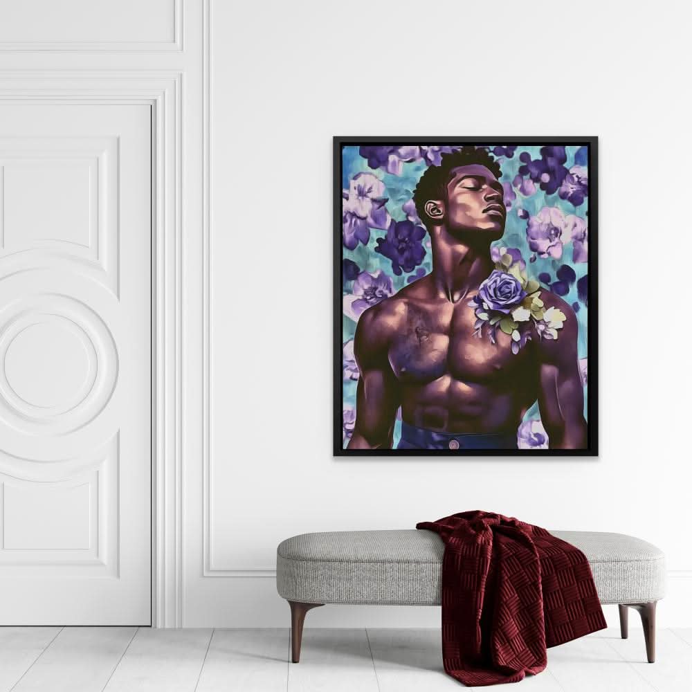 Violet Reverie - Purple Wall Art for Home Office