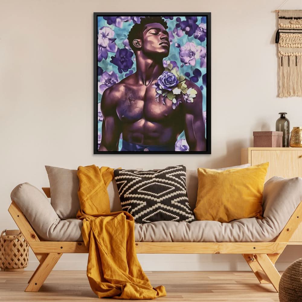 Violet Reverie - Modern Purple Canvas Wall Art