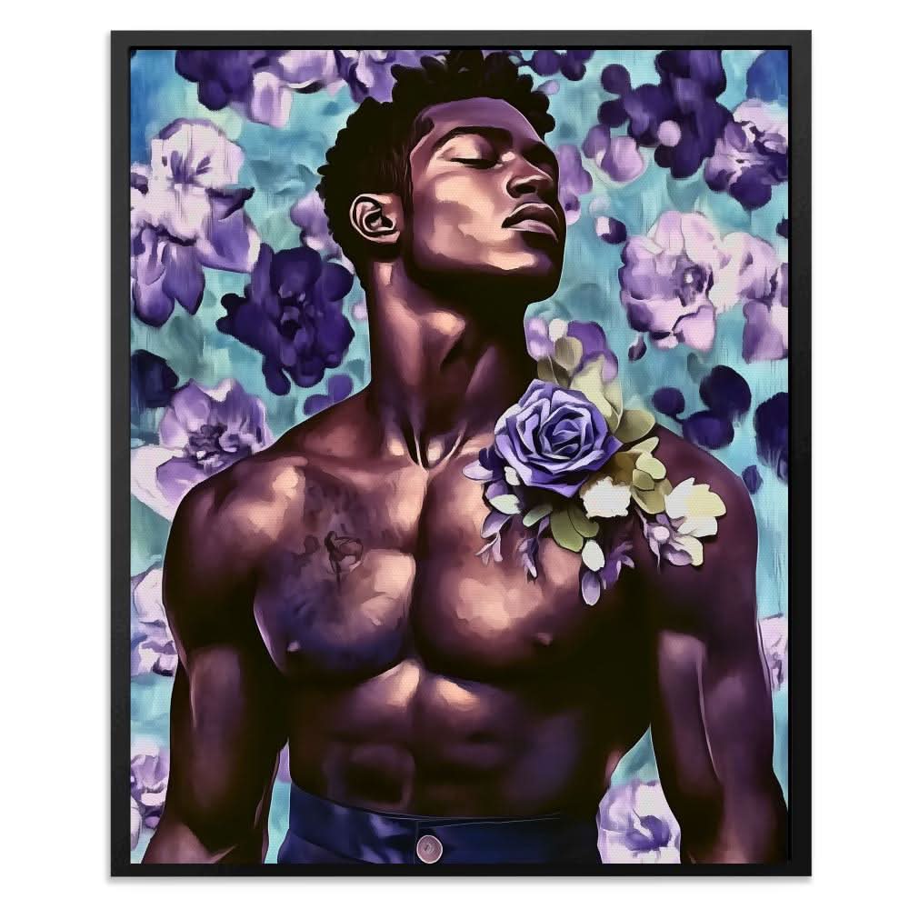 Violet Reverie - African American Art for Bedroom