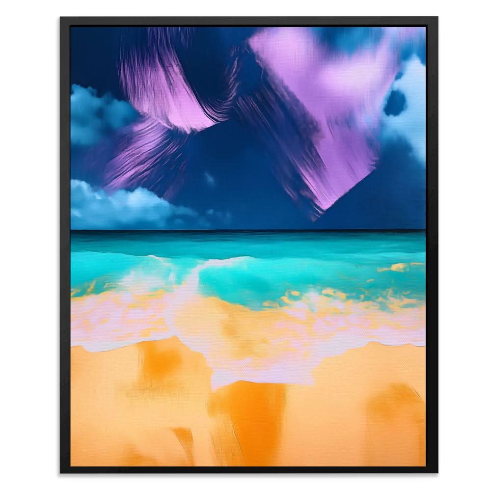 Violet Shores - Beach Art for Creative Office