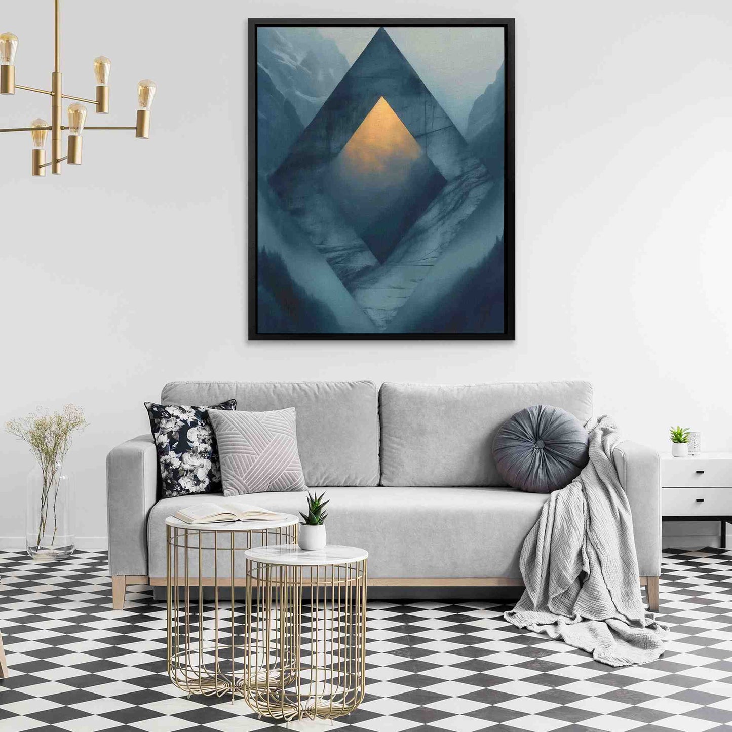 Vision in the Forest - Large Surrealism Canvas Print