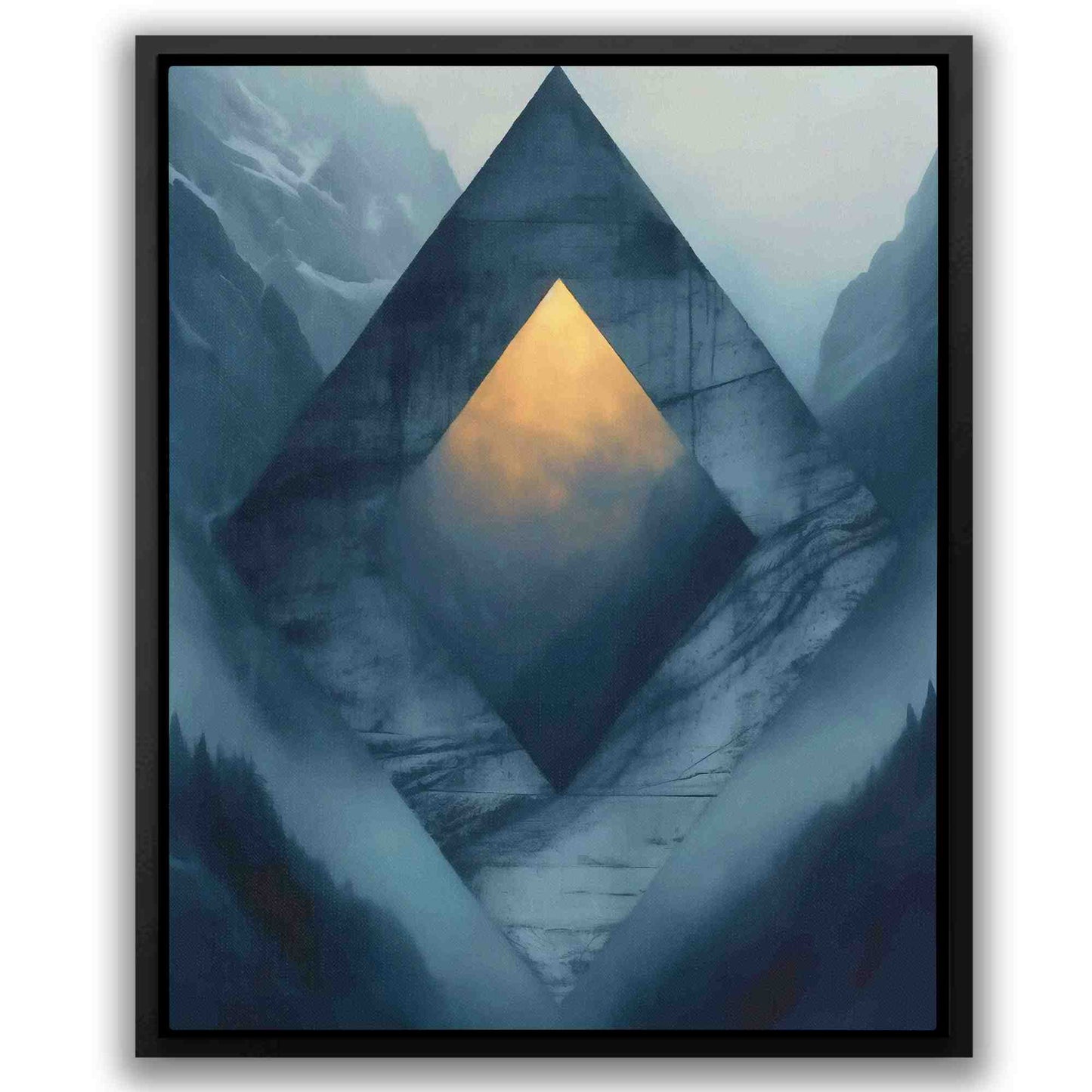 Vision in the Forest - Mountain Canvas Print