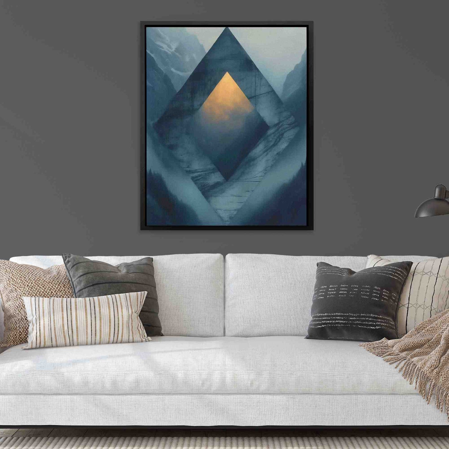 Vision in the Forest - Framed Art Print