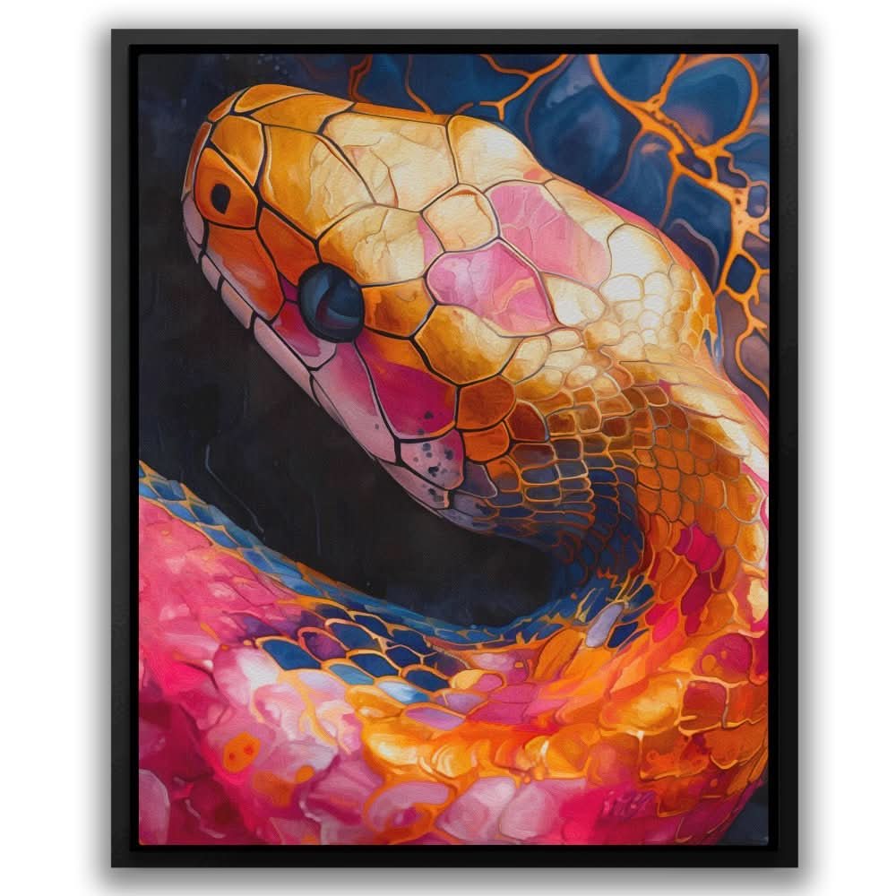 Vivid Venom - Colorful Man Cave Canvas Print