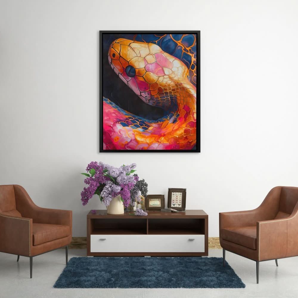 Vivid Venom - Large Surrealism Canvas Print