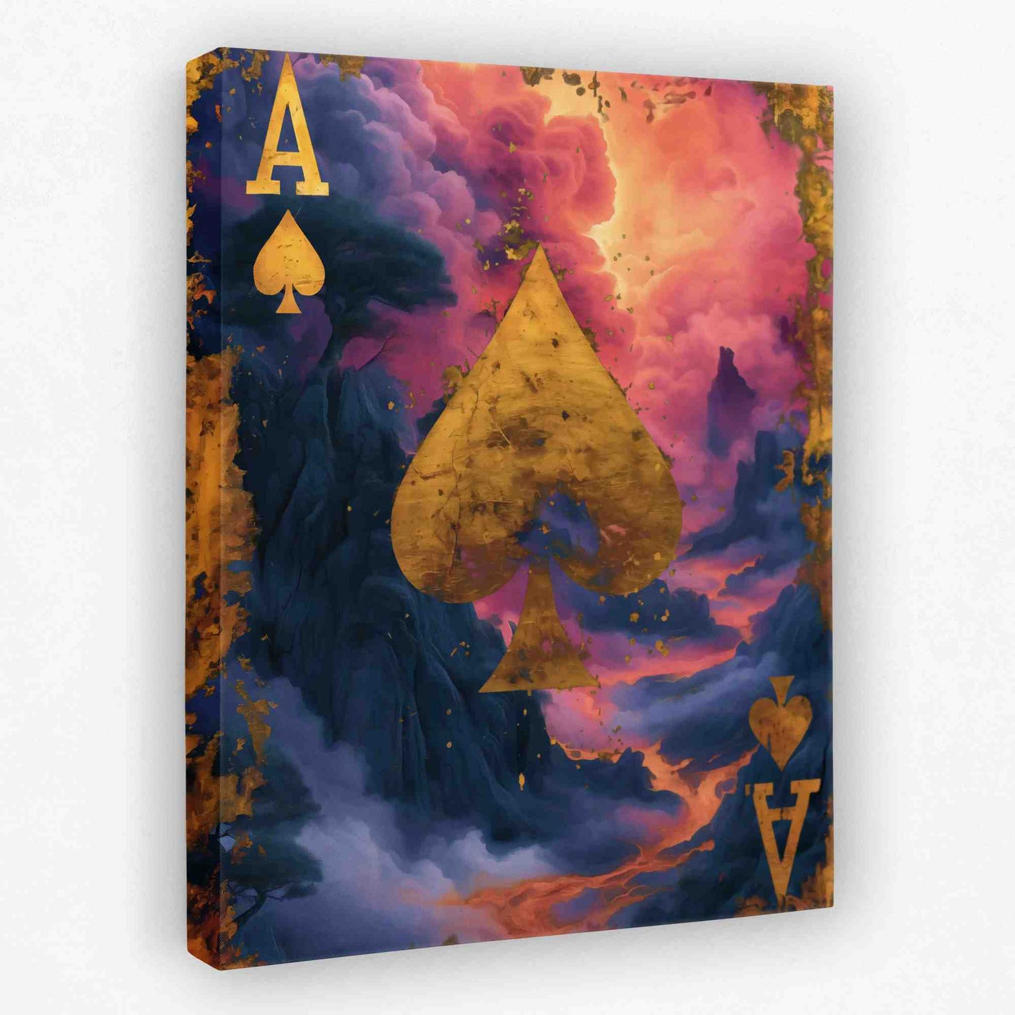 Volcanic Ace of Spades - Luxury Wall Art