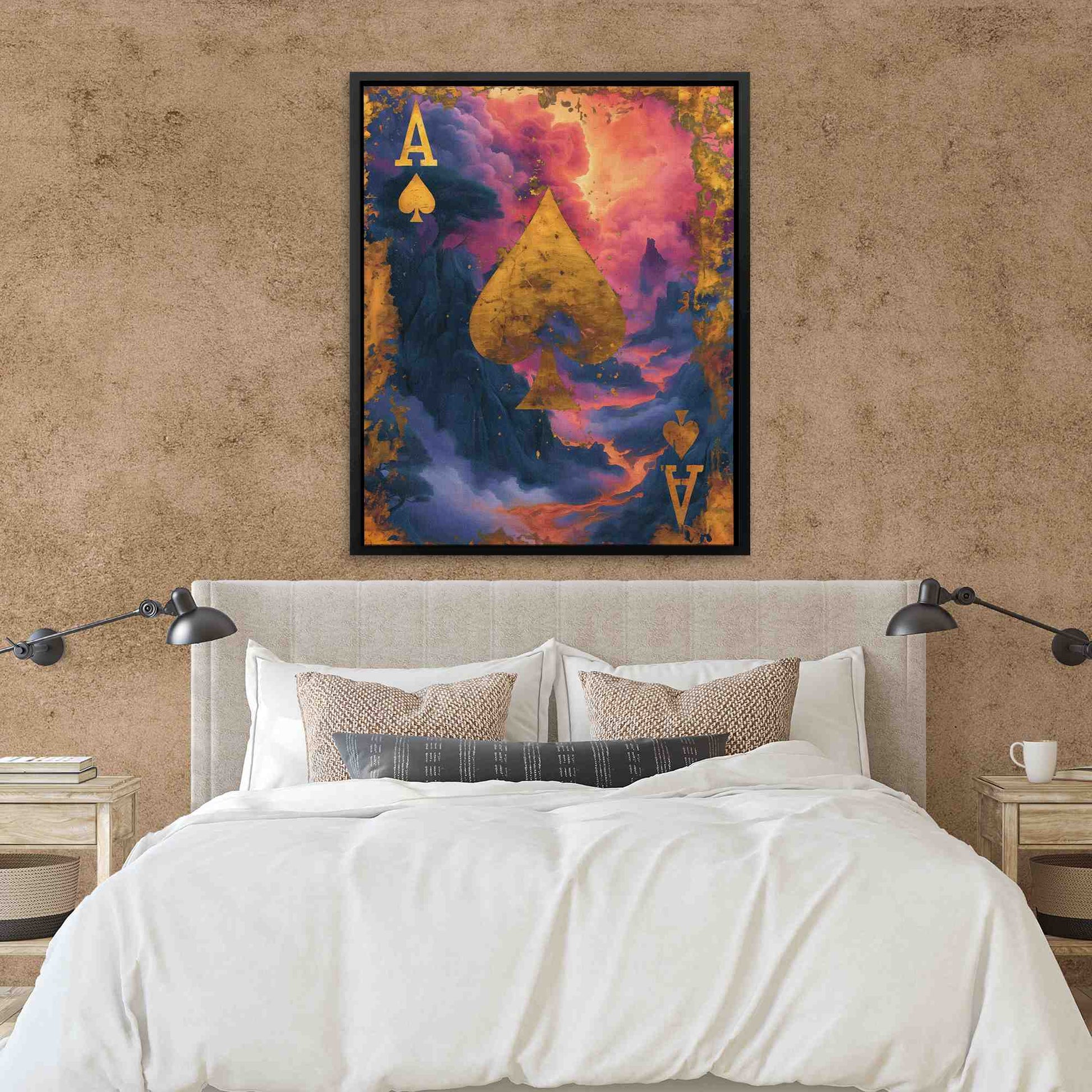 Volcanic Ace of Spades - Luxury Wall Art