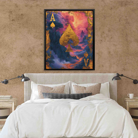 Volcanic Ace of Spades - Luxury Wall Art