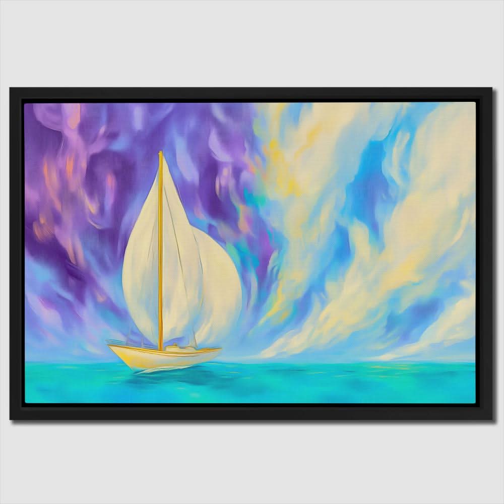 Voyage Through the Veil - Beach House Art for Creative Office